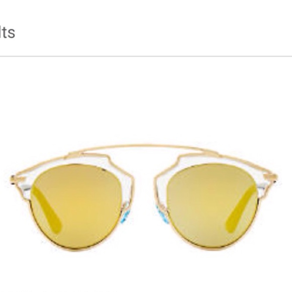 Totally gold sunglasses